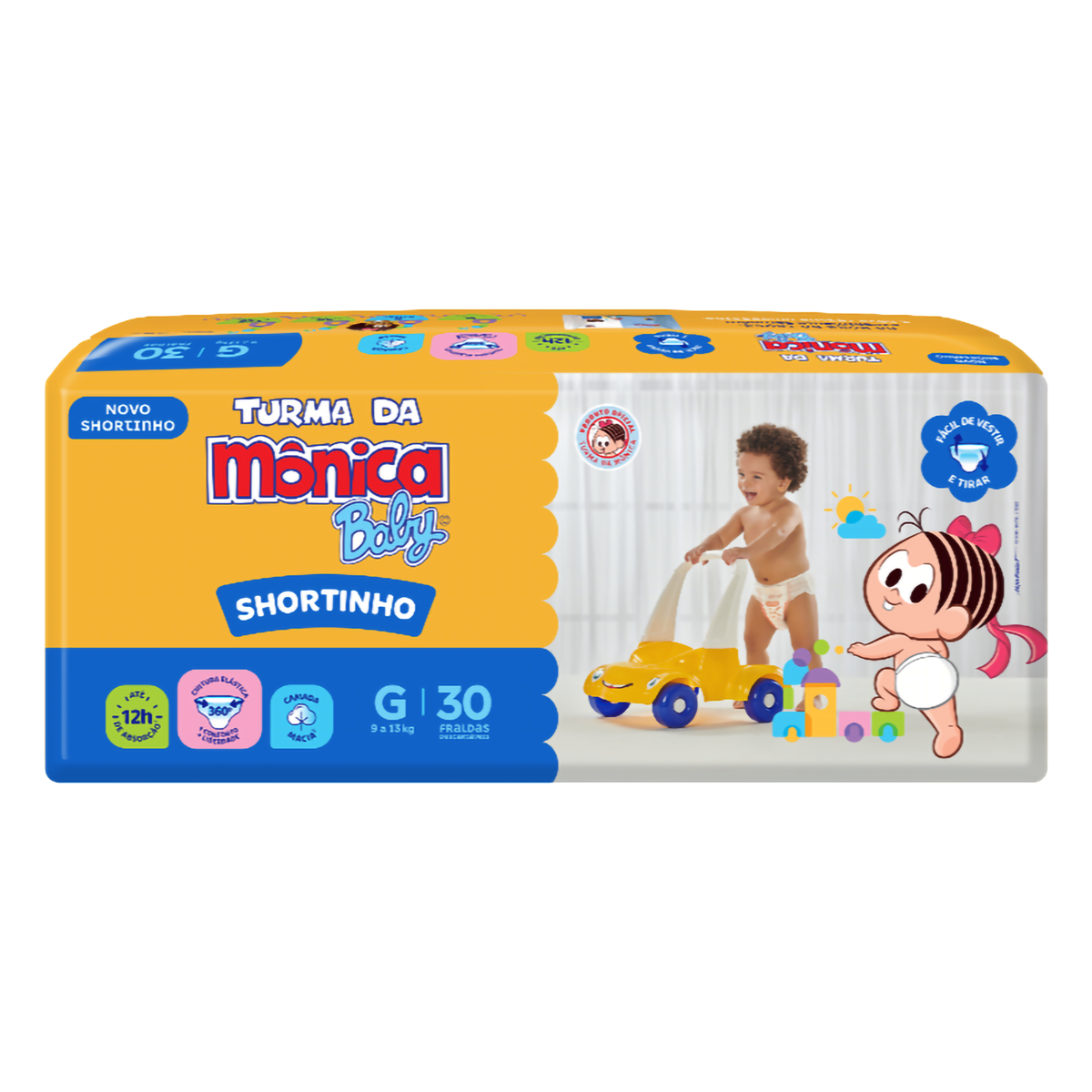 Fralda Descartavel Turma Monica g C/30un