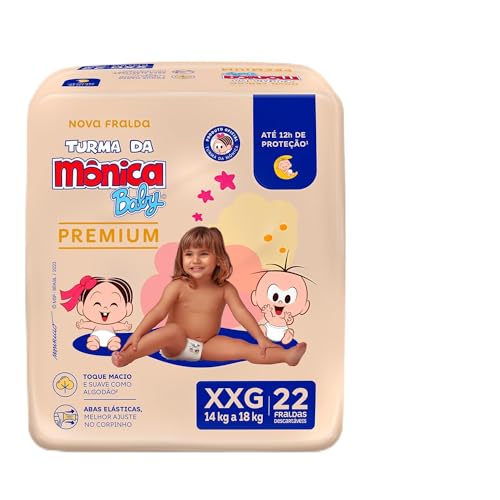 Fralda Descartavel Turma Monica Xxg C/22un