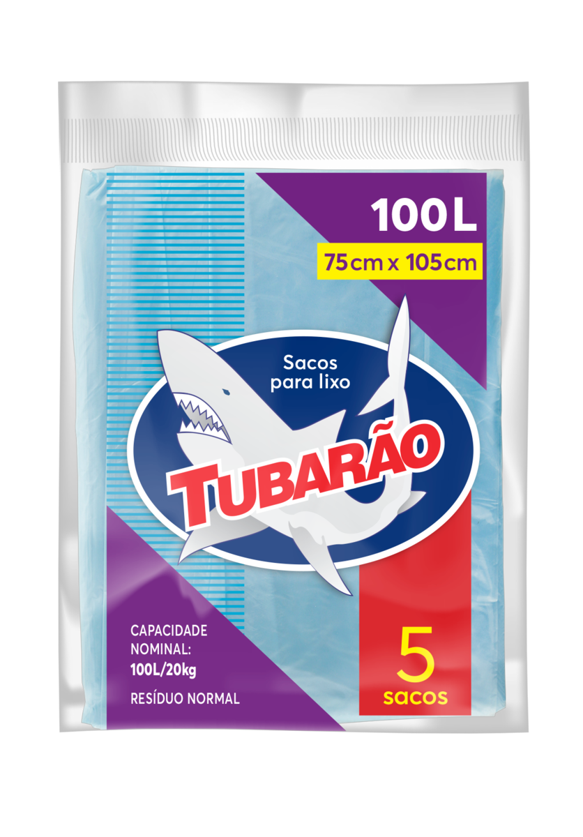 Saco Lixo Tubarao 100l