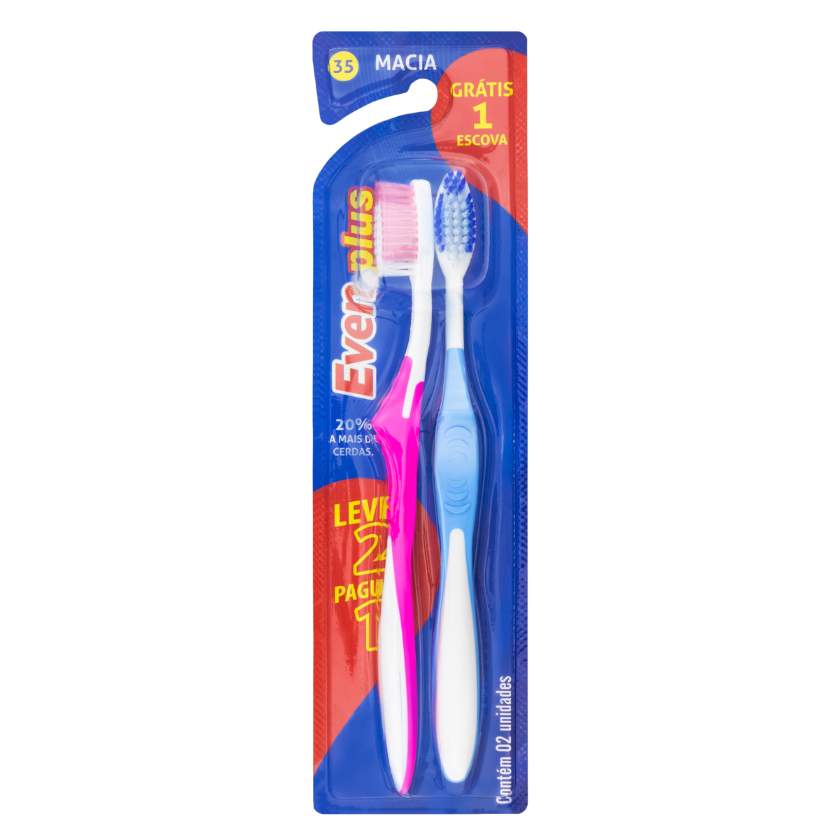 Escova Dental Even Plus Lev2  Pg1