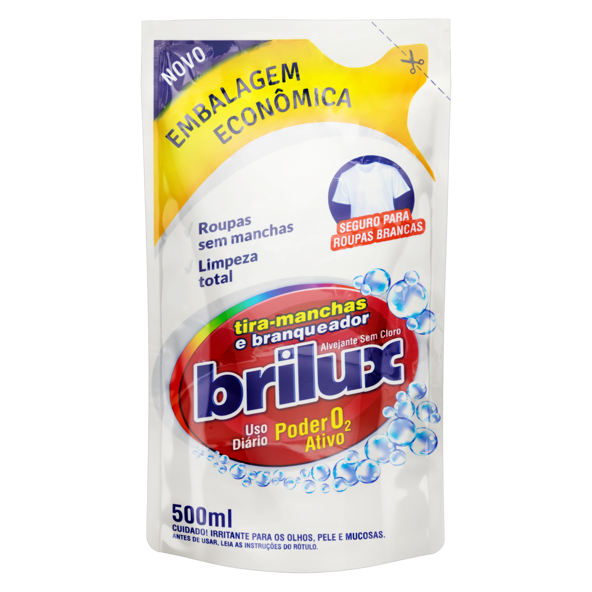 Tira Manchas Liquido Brilux Refil 500ml