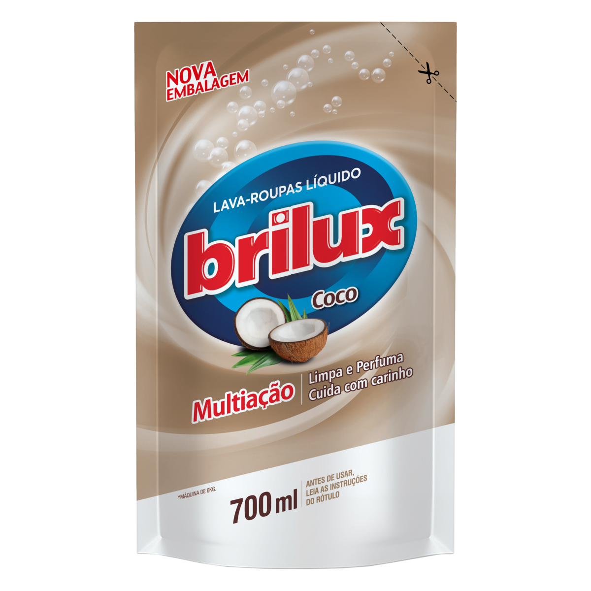 Lava Roupas Liquido Brilux 700ml