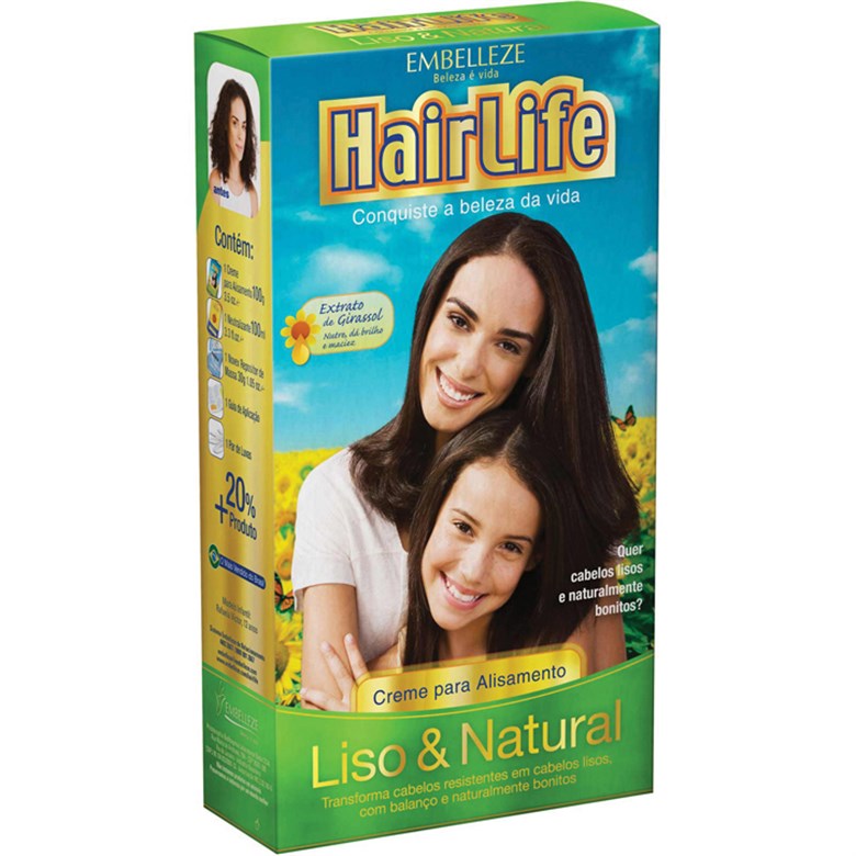 Creme Alisante Hair Life 80g