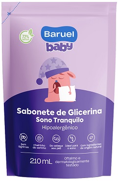Sabonete Liquido Baruel Baby Refil 210ml