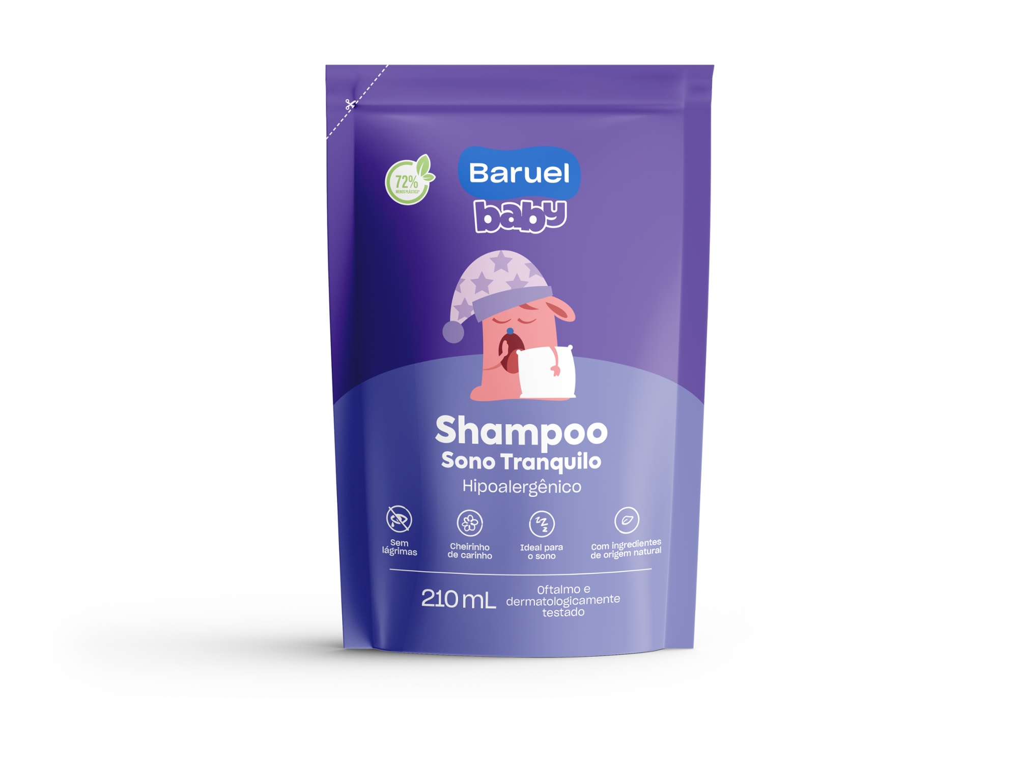 Shampoo Baruel Baby Refil 210ml