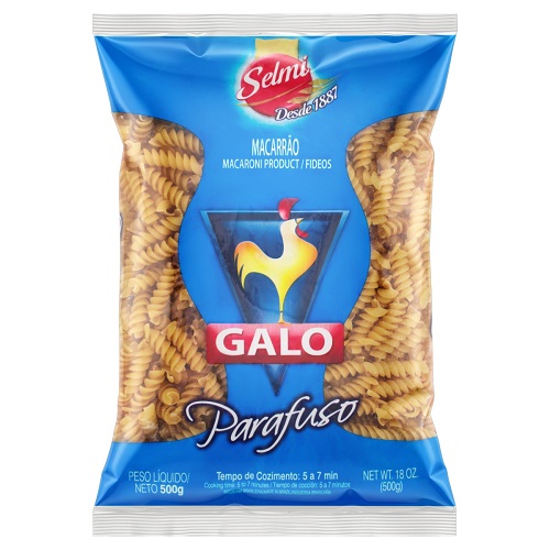Macarrao Parafuso Galo 500g