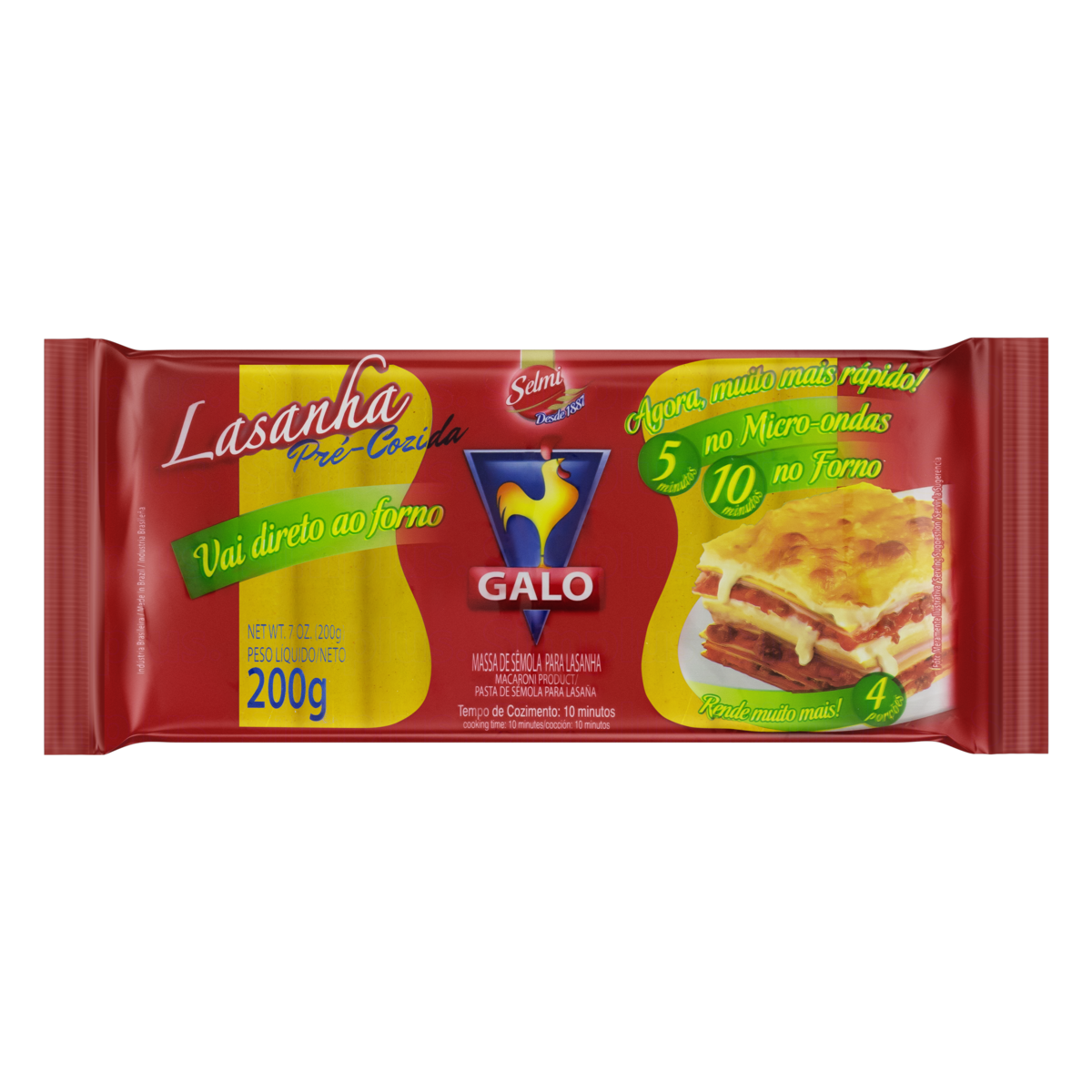 Lasanha Galo 200g