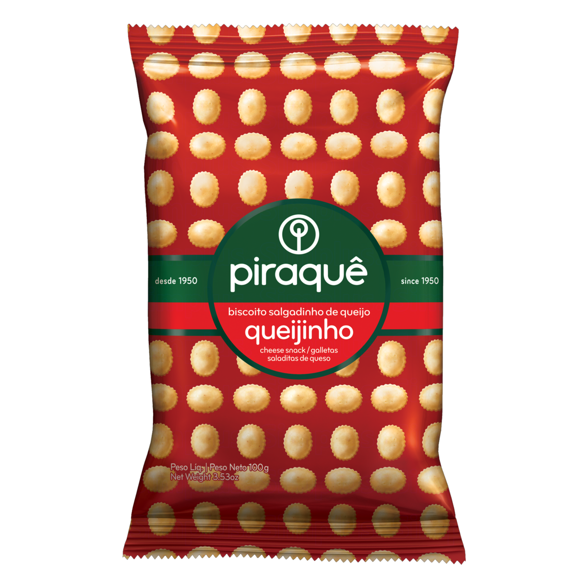 Biscoito Salgadinho Piraque 100g