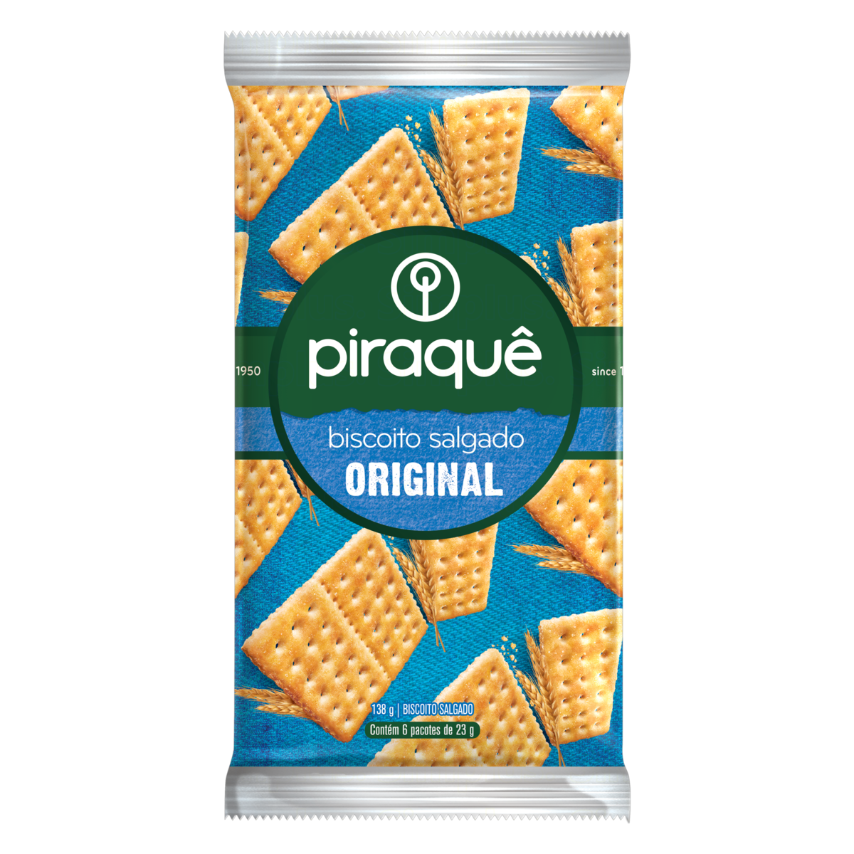 Biscoito Salgado Piraque 138g