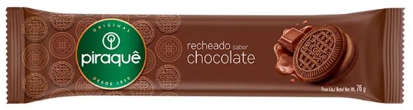 Biscoito Recheado Piraque 76g
