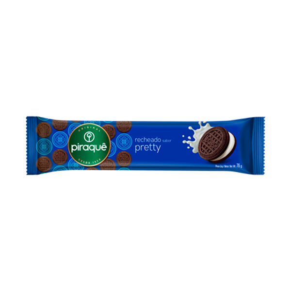 Biscoito Recheado Piraque 76g