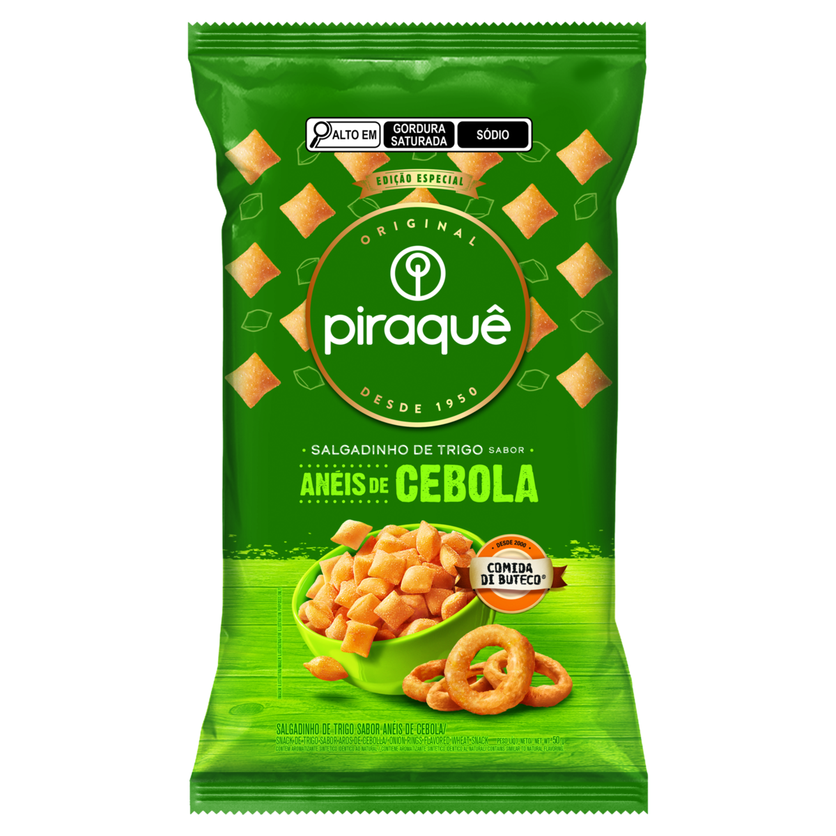 Salgadinho Piraque 50g