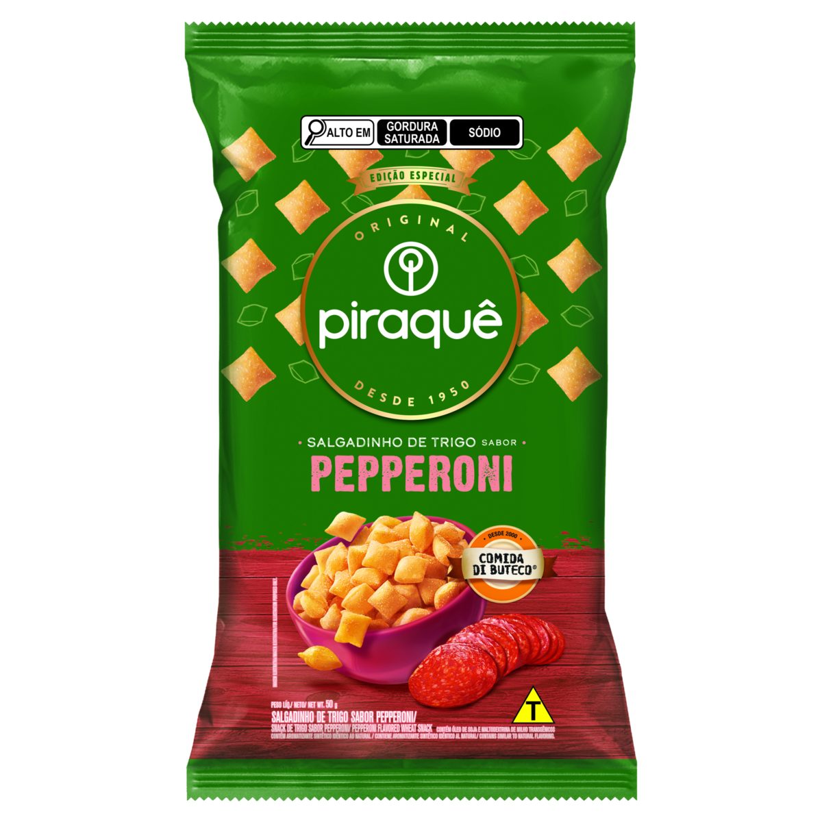 Salgadinho Piraque 50g
