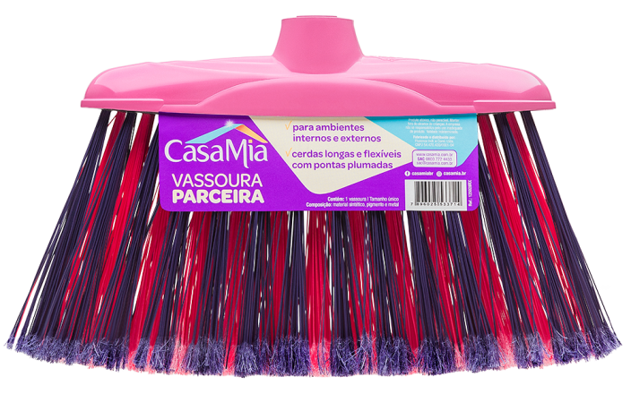 Vassoura Casamia Parceira C/Cabo