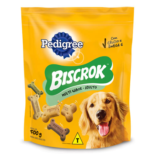 Biscoito Biscrok Pedigree Sc 500g