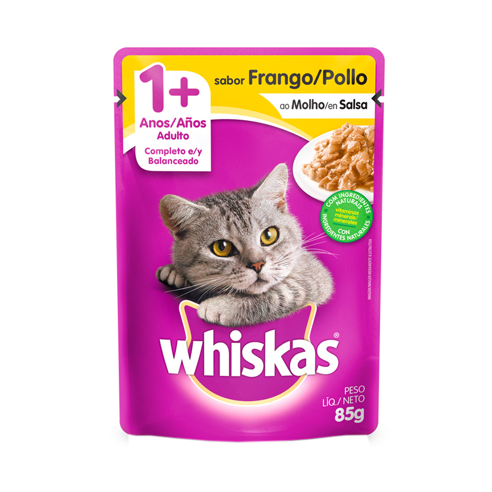 Racao Adulto Whiskas 85g