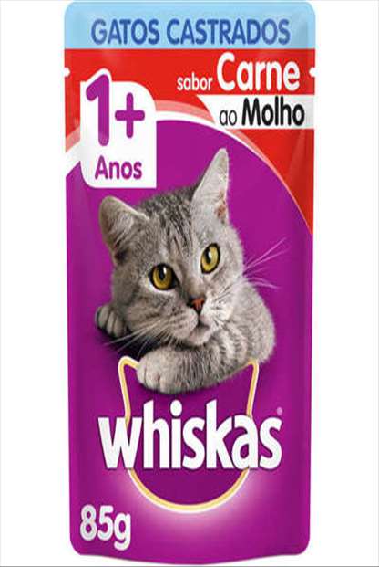Racao Adulto Whiskas 85g