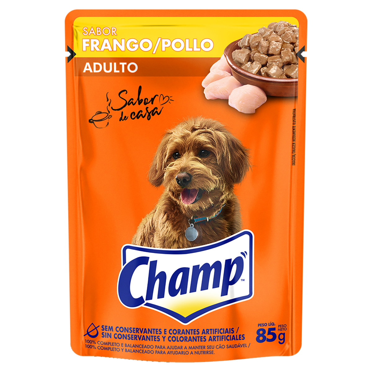 Racao Champ Pouch Adulto 85g