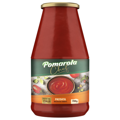 Molho Tomate Pomorola Chef Vd 700g