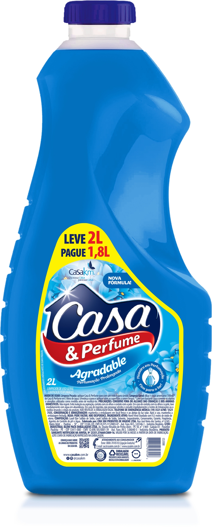 Limpador Casa e Perfume Lv 2 Pg 1,8 l