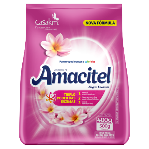 Lava Roupas Po Amacitel 400g