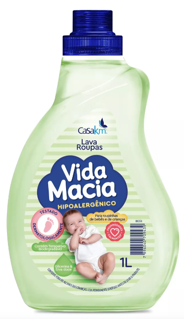 Lava Roupas Vida Macia Inf Liq 500ml