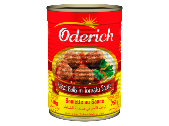 Almondegas Molho Oderich 420g