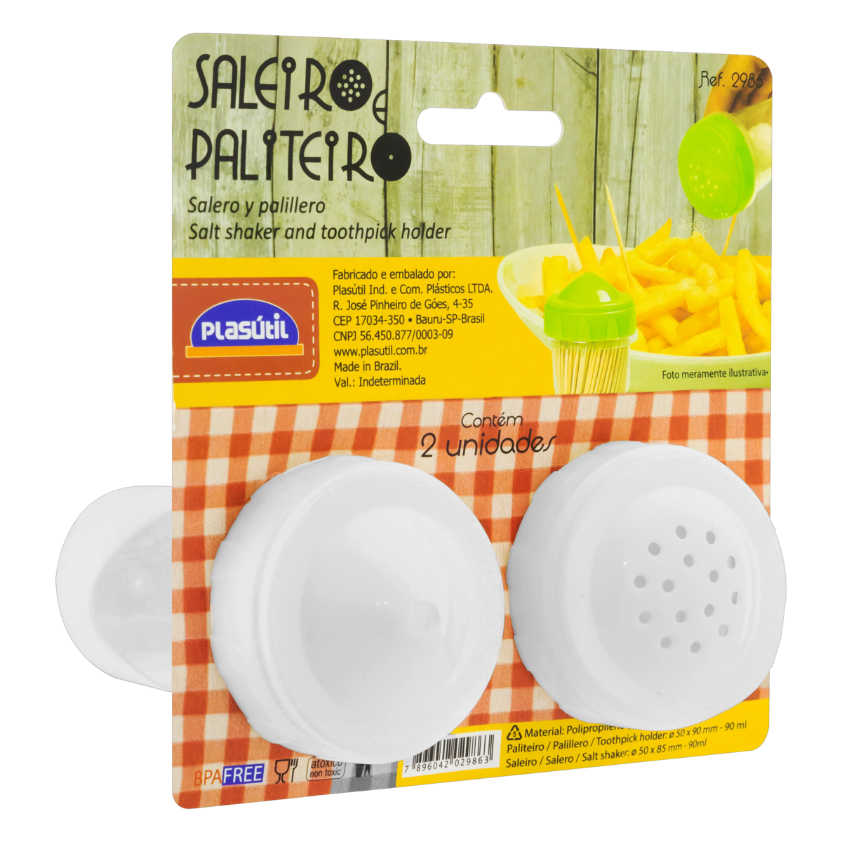 Saleiro e Paliteiro Clic Plasutil