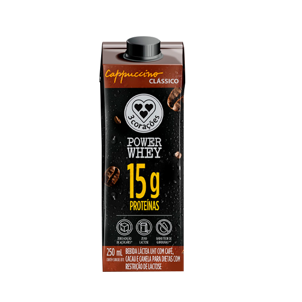 Cappuccino Power Whey 3 Coracoes 250g