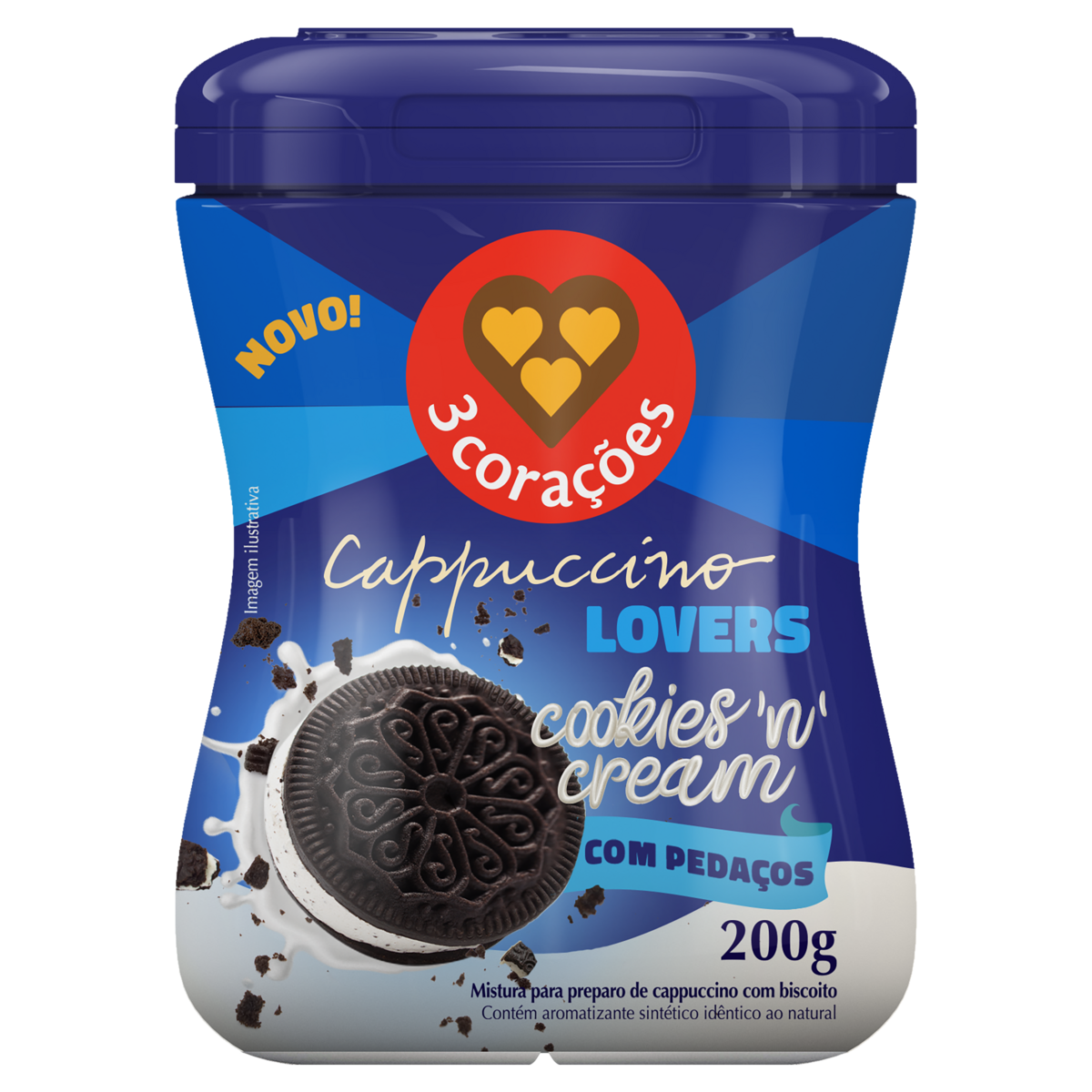 Cappuccino 3 Coracoes 200g