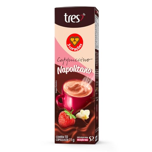 Cafe 3 Cor Capsula Cappuccino C/10 110g