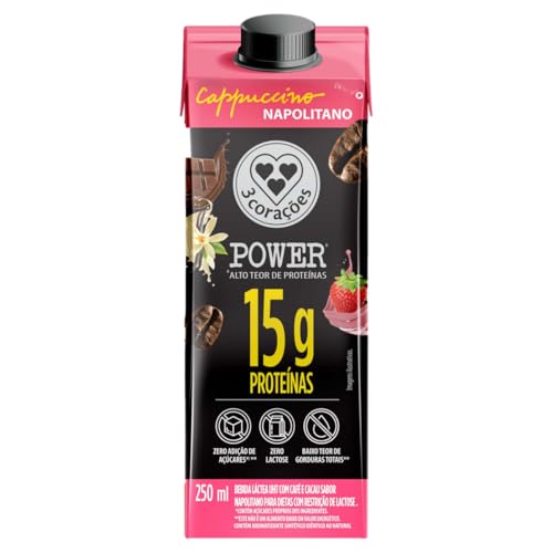 Cappuccino Power Whey 3 Coracoes 250g