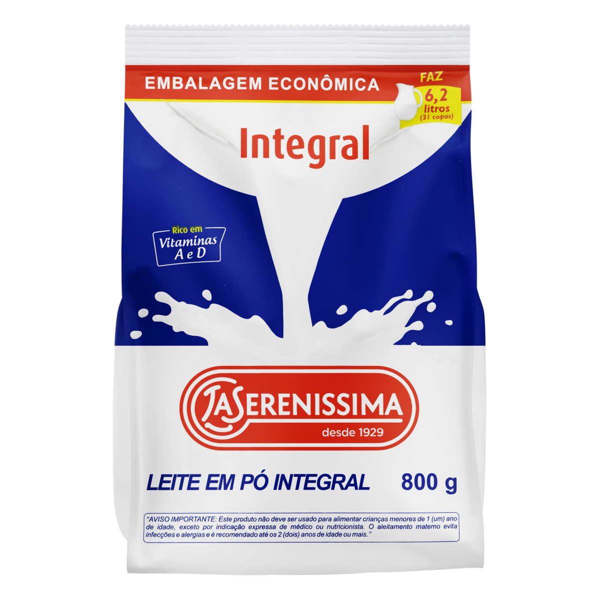 Leite Po  La Serenissima 800g