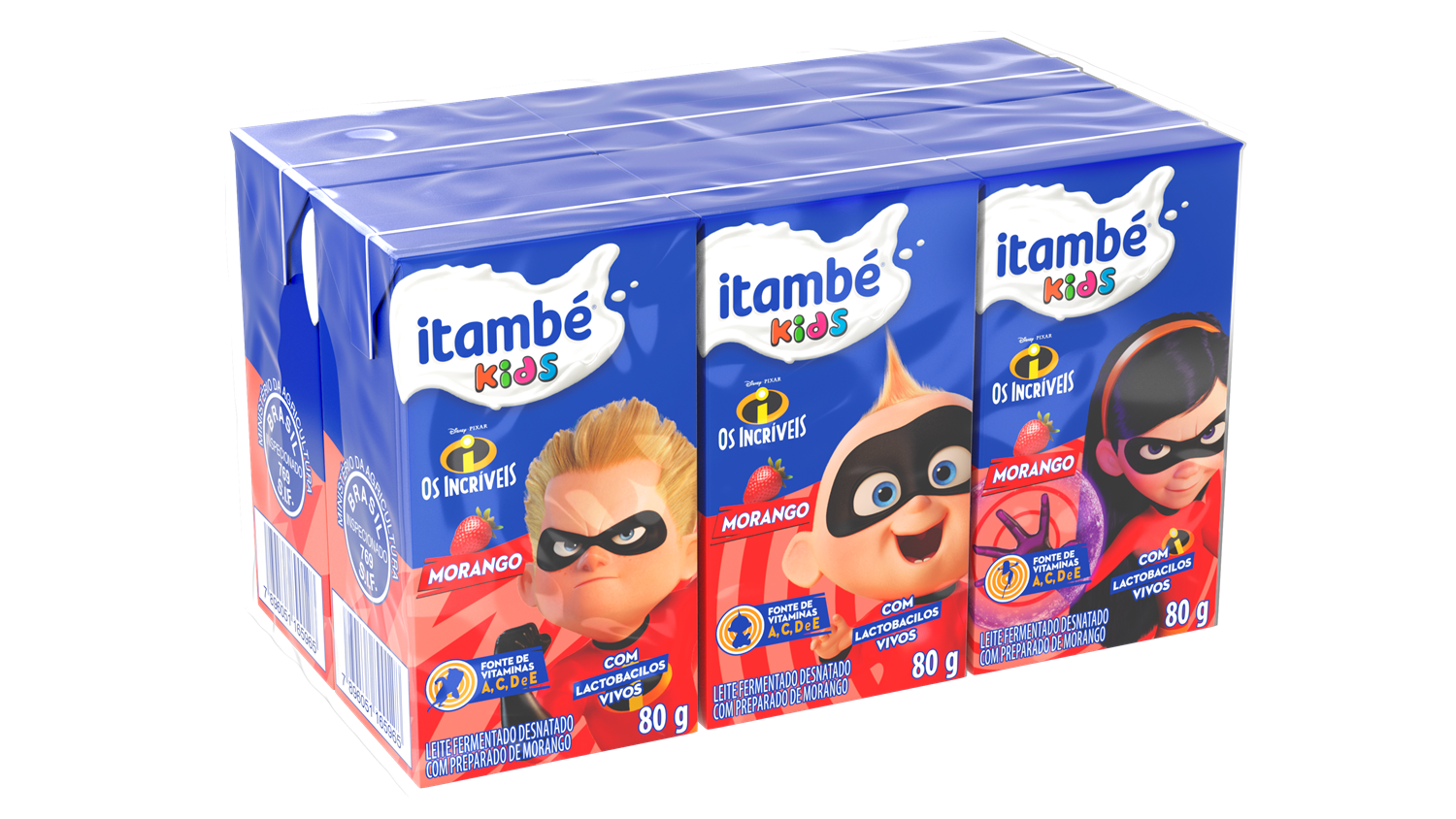 Leite Fermentado Itambe Kids Tp 80g