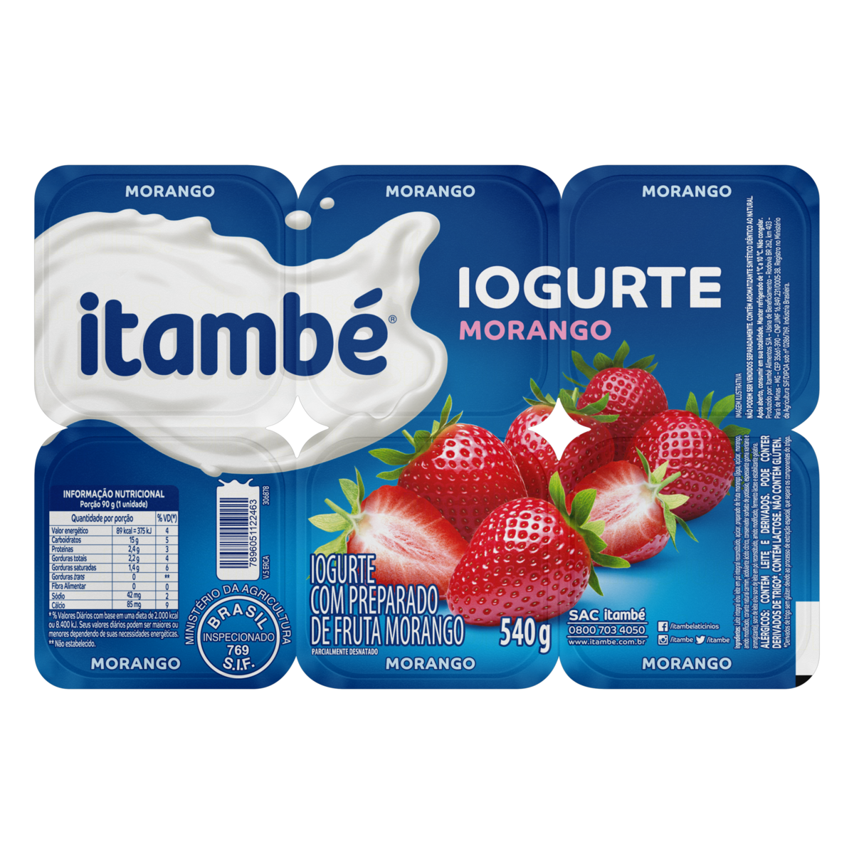 Polpa Itambe Bdj 540g