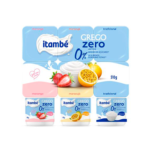 Iogurte Grego Zero Itambe 510g
