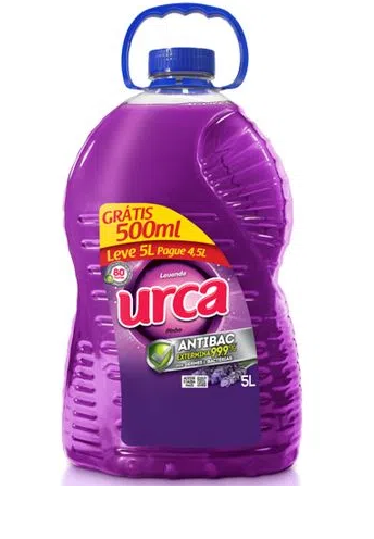 Desinfetante Pinho Urca Lv5l Pg4,5l