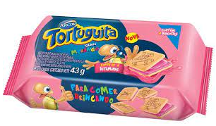 Biscoito Recheado Tortuguita 43g