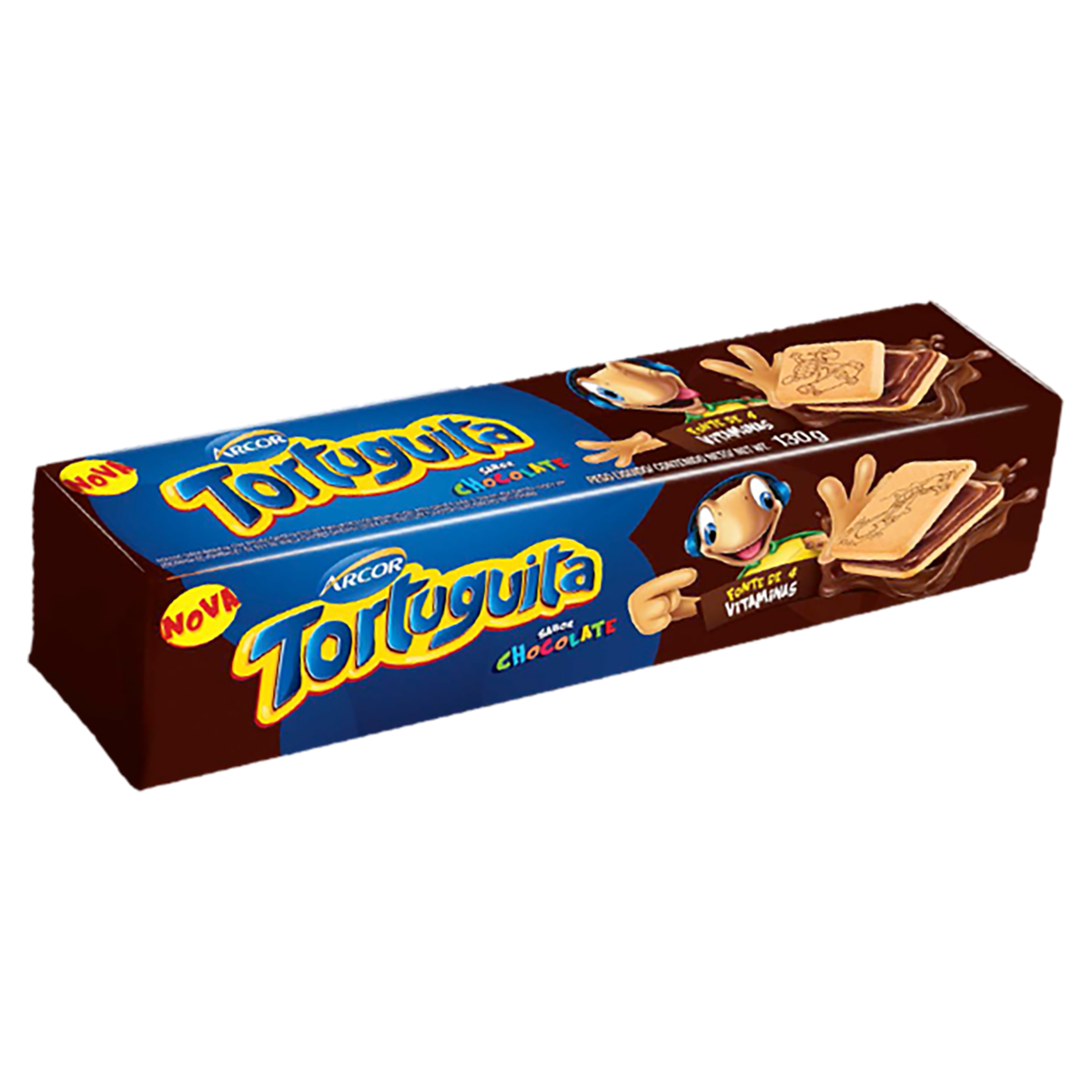 Biscoito Recheado Tortuguita 130g