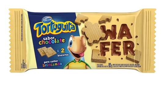 Biscoito Wafer Tortuguita 85g