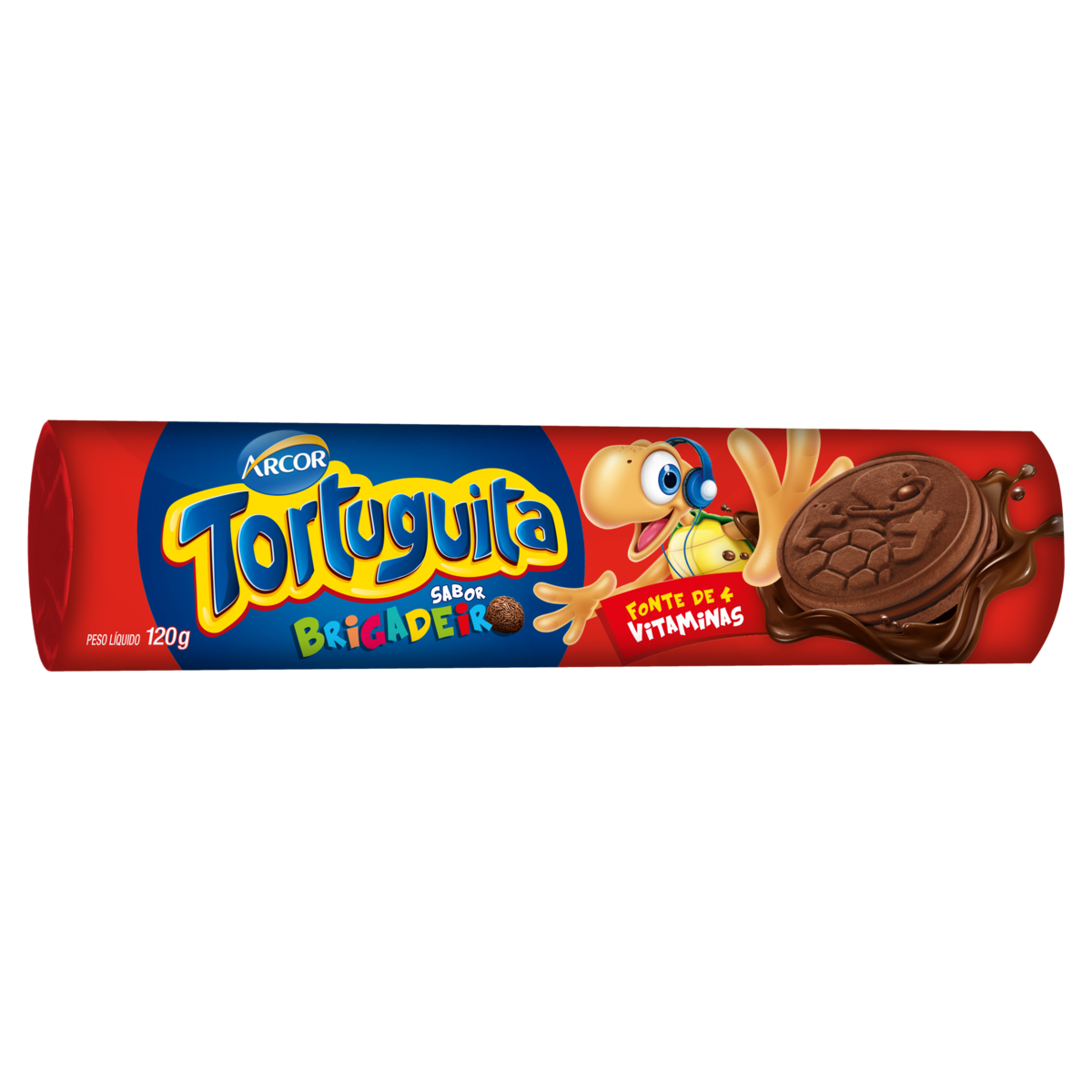 Biscoito Recheado Arcor Tortuguita 120g