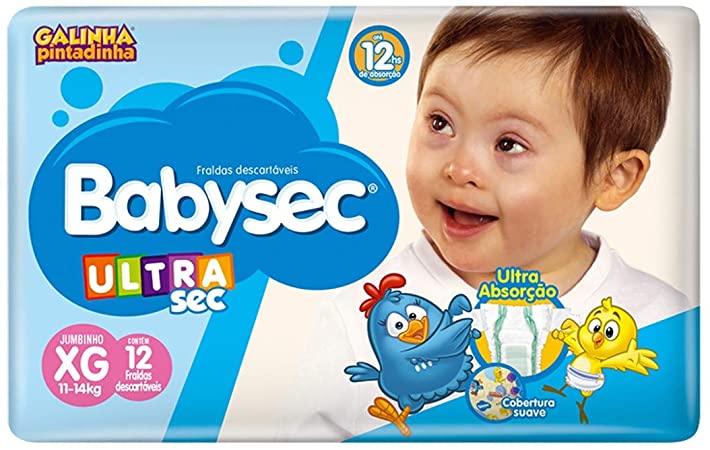 Fralda Descartavel Babysec Xg 12un