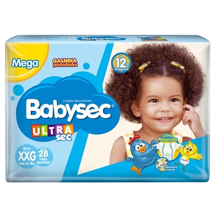 Fralda Descartavel Babysec Xxg 28un