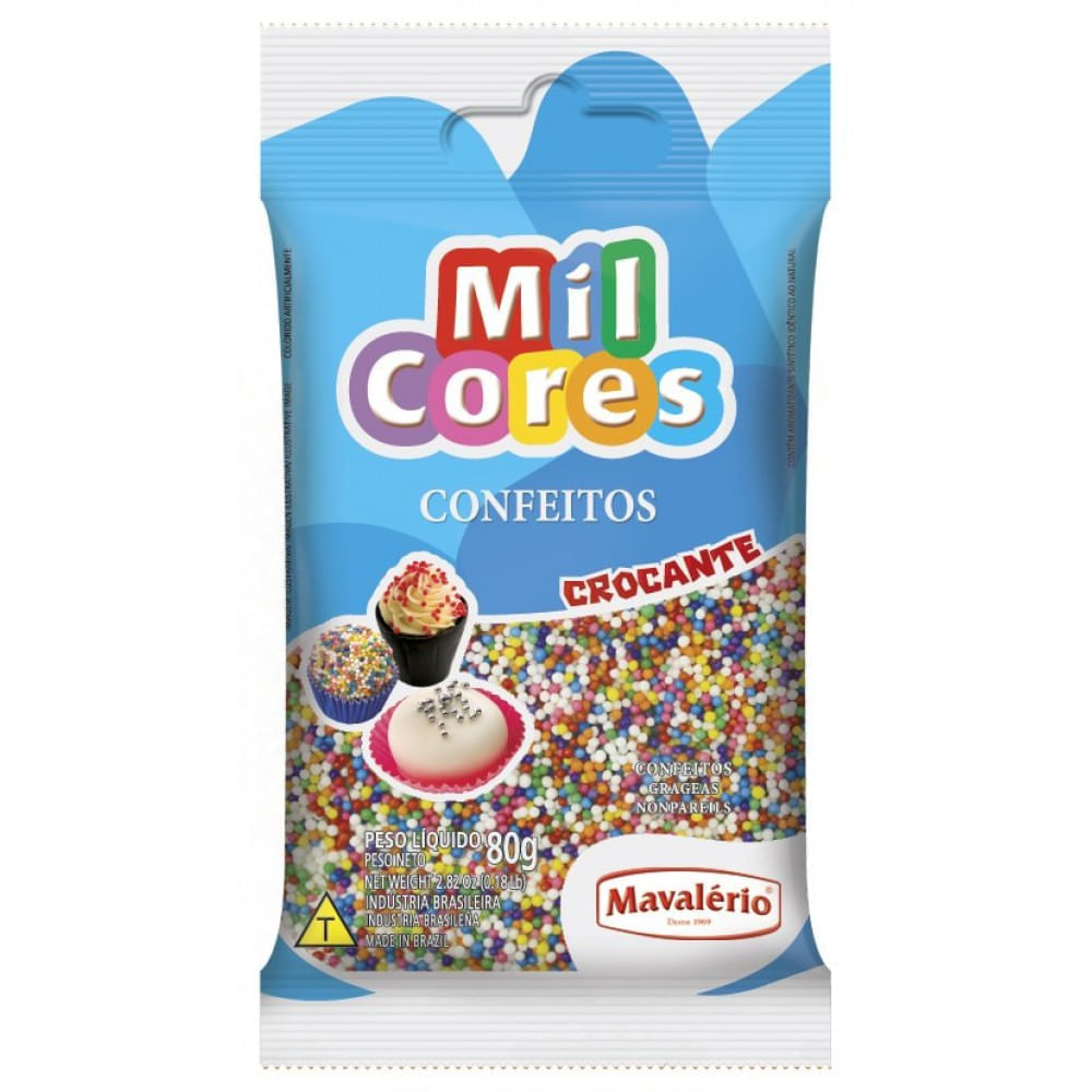 Confeito Mil Cores Micanga 80g