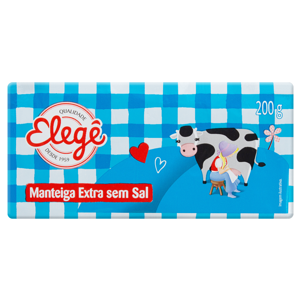 Manteiga Extra Elege S/sal 200g