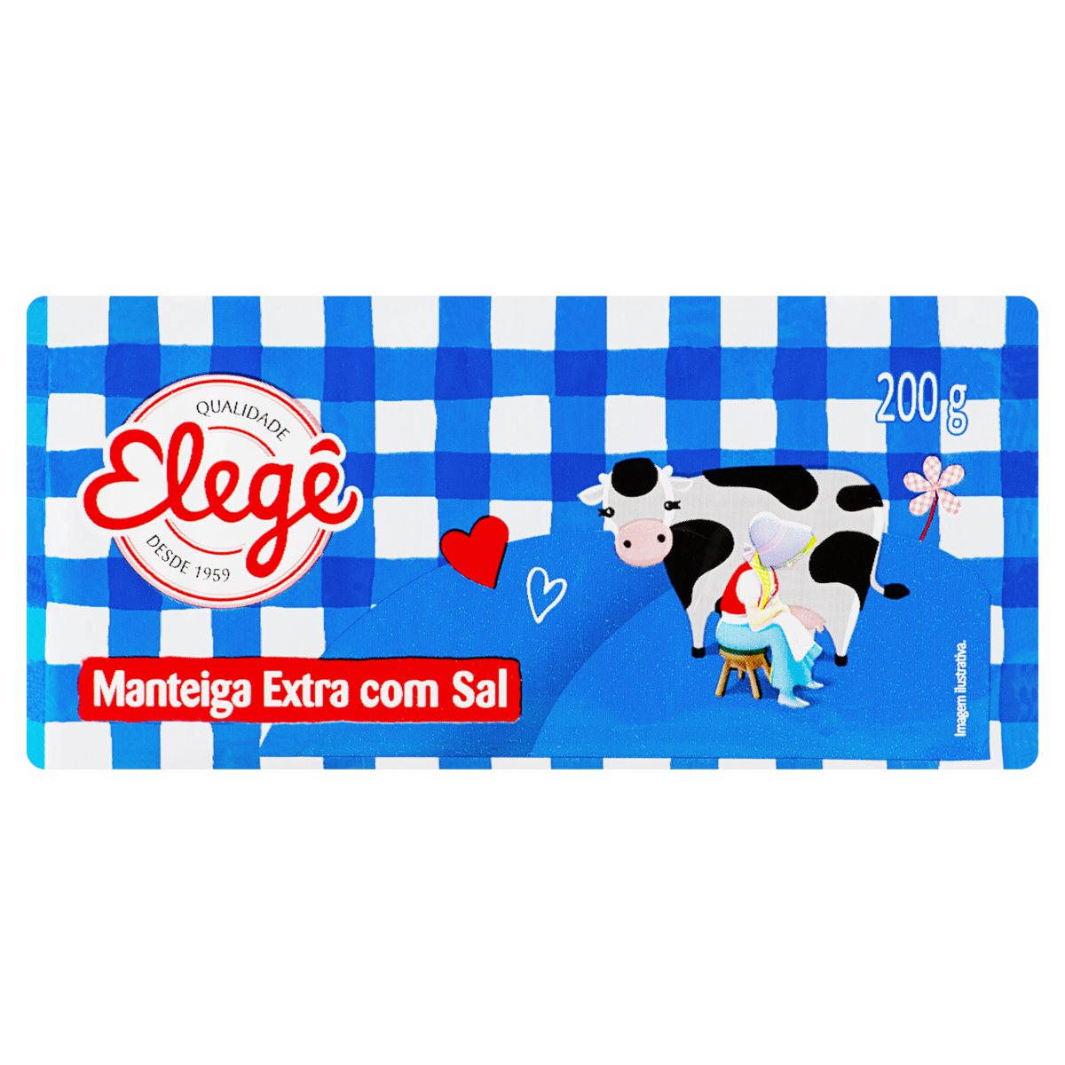 Manteiga Extra Elege C/sal 200g