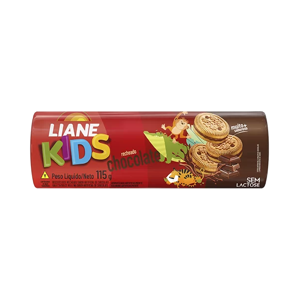 Biscoito Recheado Kids Liane 115g