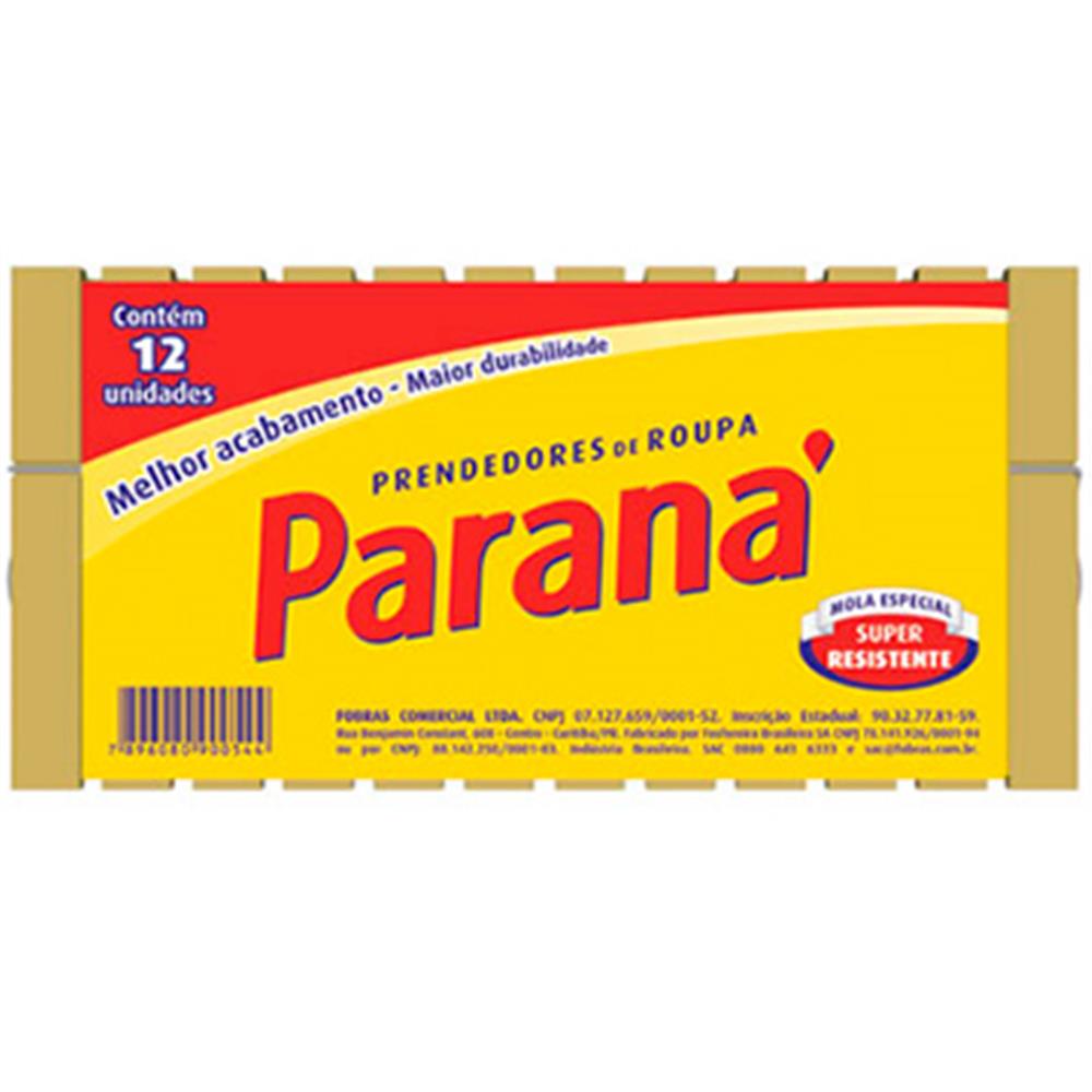 Prendedor De Roupa Parana 12 Un