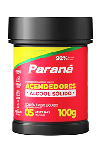 Acendedor Pastilha Parana 100g
