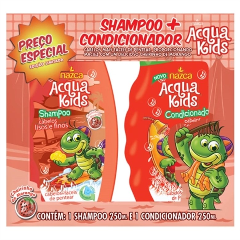 Kit Shampoo+cond Acqua Kids 250ml